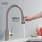 Kibi Casa Single Handle Pull Down Kitchen Sink Faucet with Soap Dispenser C-KKF2002BN-KSD100BN - alternate 4